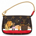 Louis Vuitton 2018 Christmas Animation Lions Mini Pochette Accessoires