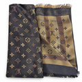 Louis Vuitton So Shine Monogram Shawl – Marron/Black