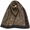 Louis Vuitton More Monogram Micro-Stud Shawl – Black & Gold