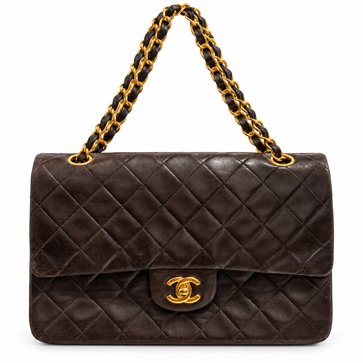Chanel Classic Flap – Chocolate Brown Quilted Lambskin with Gold-Tone Hardware